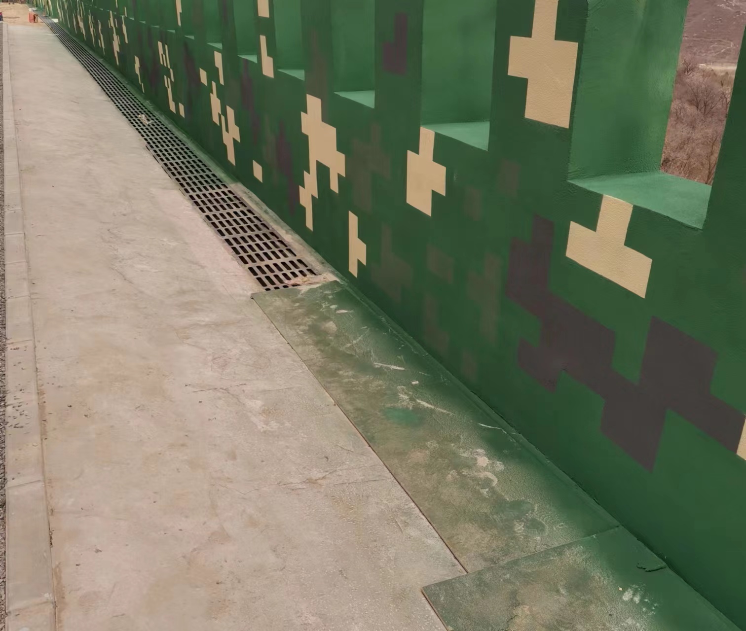 佛山围墙迷彩喷涂,数迷彩漆