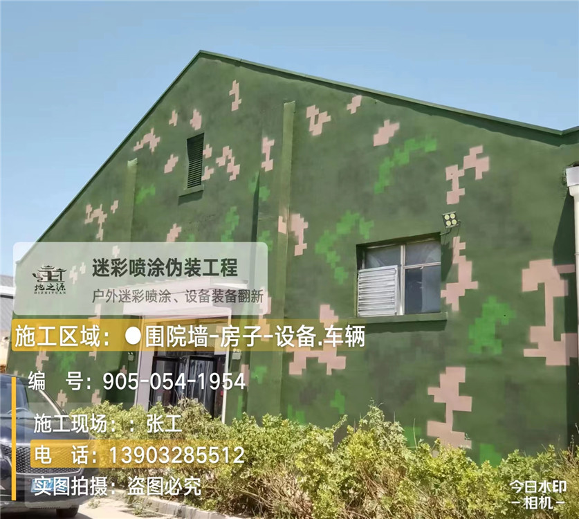 佛山外墙数码迷彩漆施工报价清单（100㎡标准墙面测算）